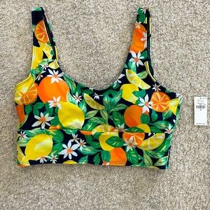 NWT - Old Navy Scoop Neck Bikini Top (Size: Medium)